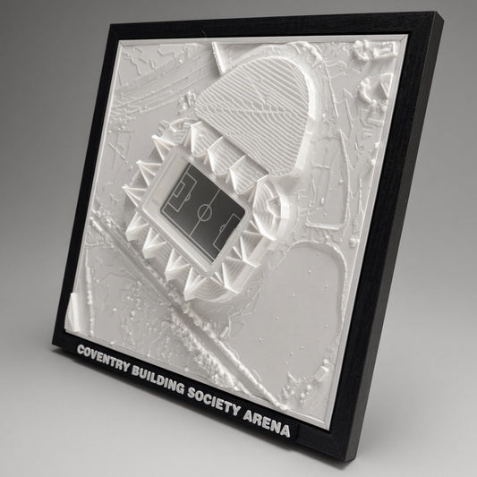 Coventry Building Society Arena 3D Map Artwork