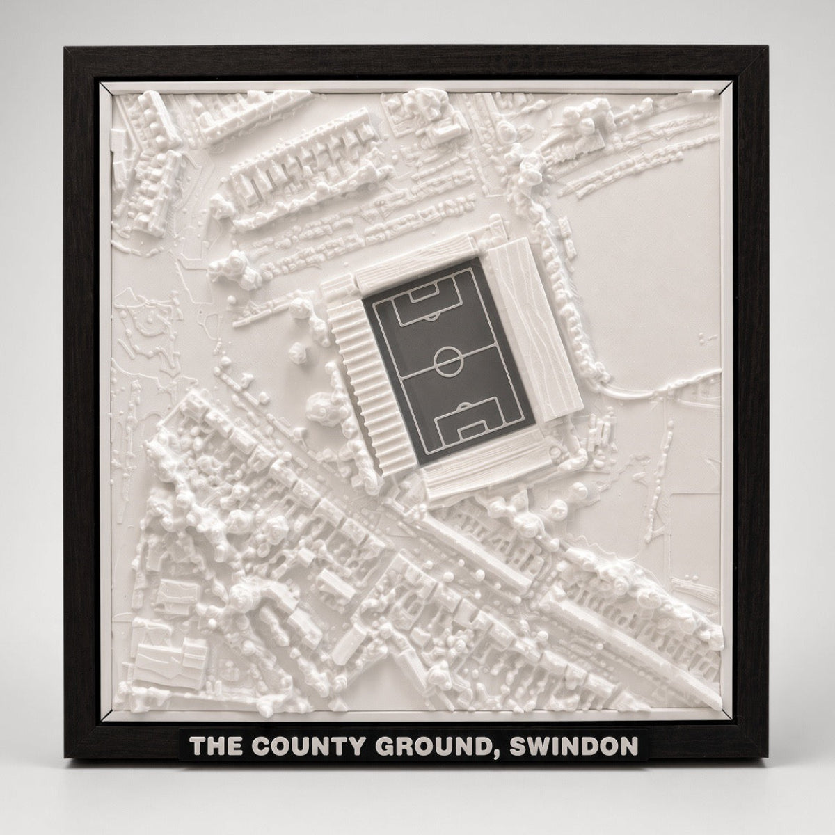 The County Ground 3D Map Artwork