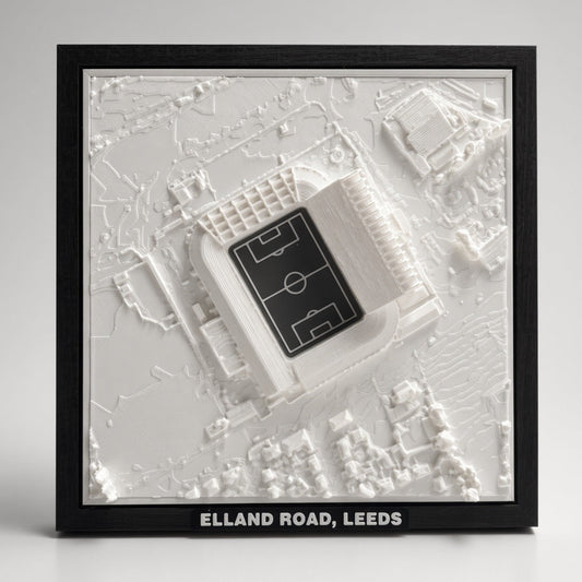Elland Road 3D Map Artwork