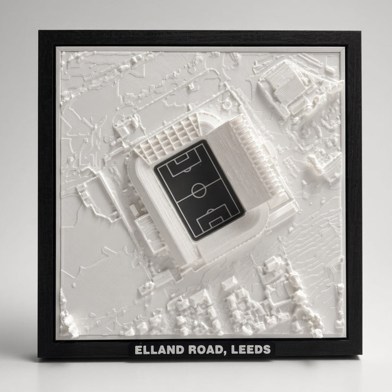 Elland Road 3D Map Artwork