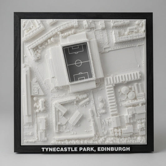 Tynecastle Park 3D Map Artwork