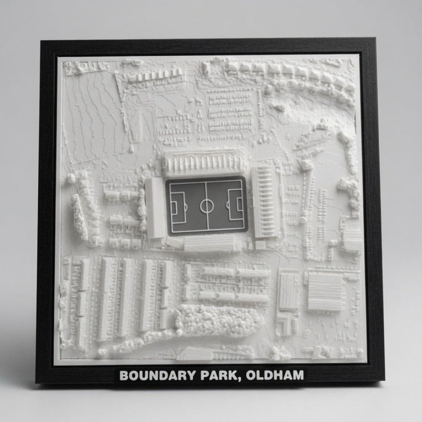 Boundary Park 3D Map Artwork