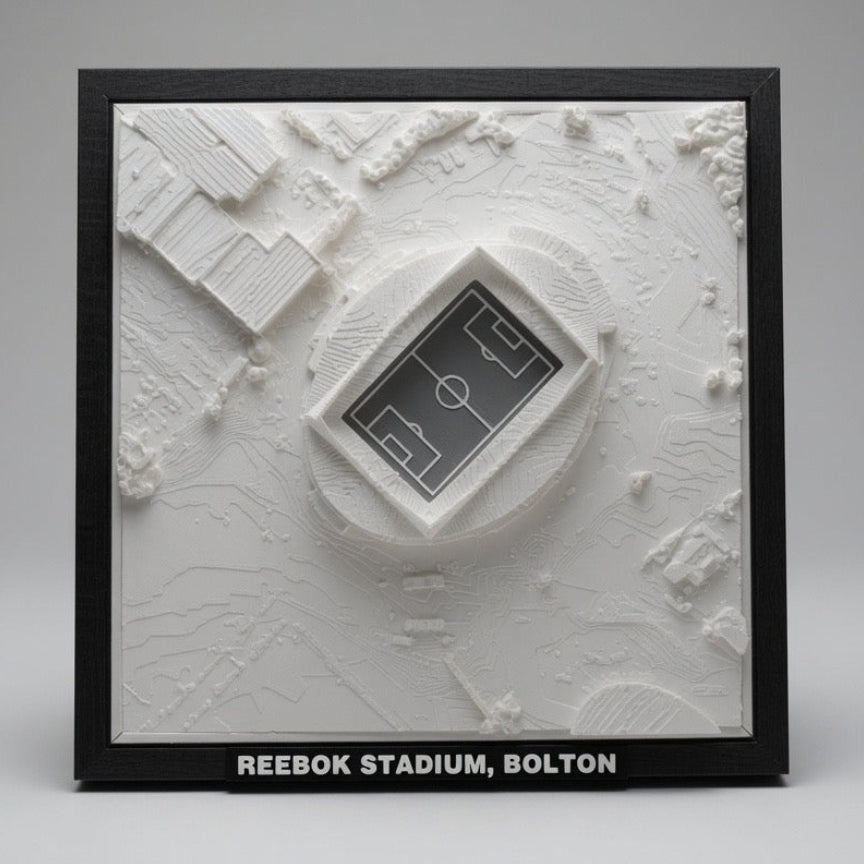 Reebok Stadium 3D Map Artwork