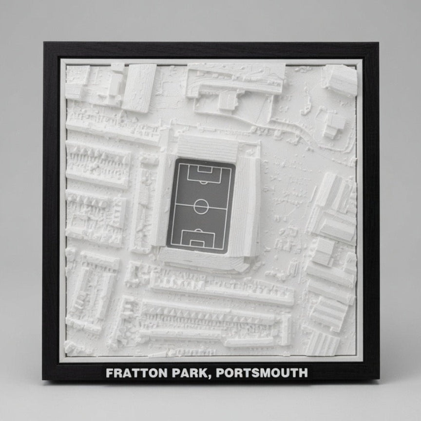 Fratton Park 3D Map Artwork