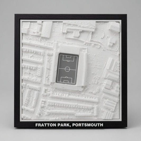 Fratton Park 3D Map Artwork