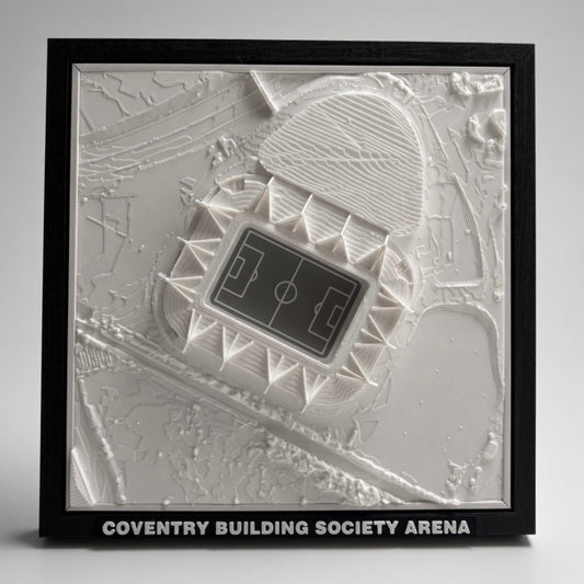 Coventry Building Society Arena 3D Map Artwork
