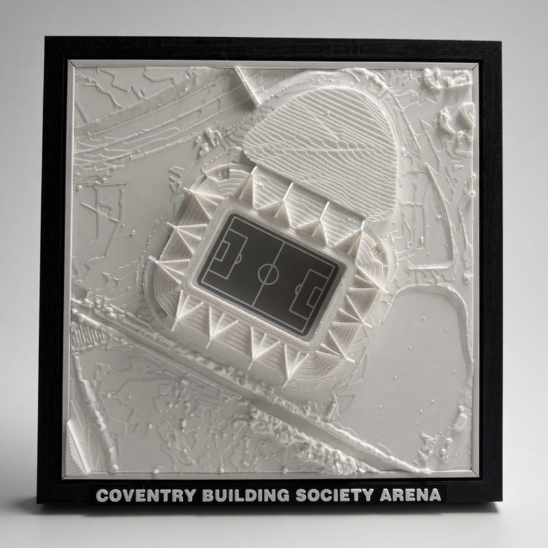 Coventry Building Society Arena 3D Map Artwork