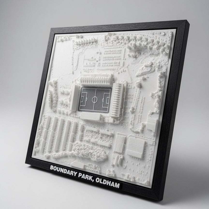 Boundary Park 3D Map Artwork