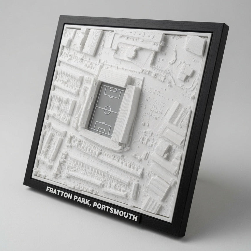 Fratton Park 3D Map Artwork