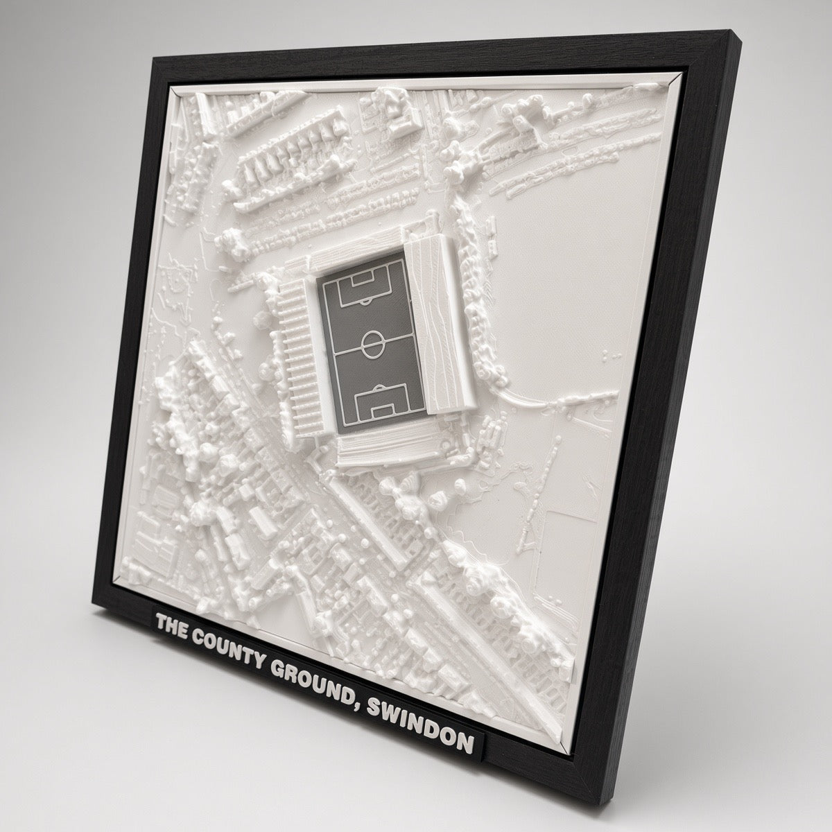The County Ground 3D Map Artwork