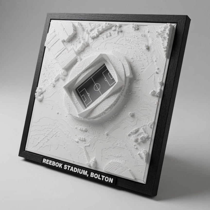 Reebok Stadium 3D Map Artwork