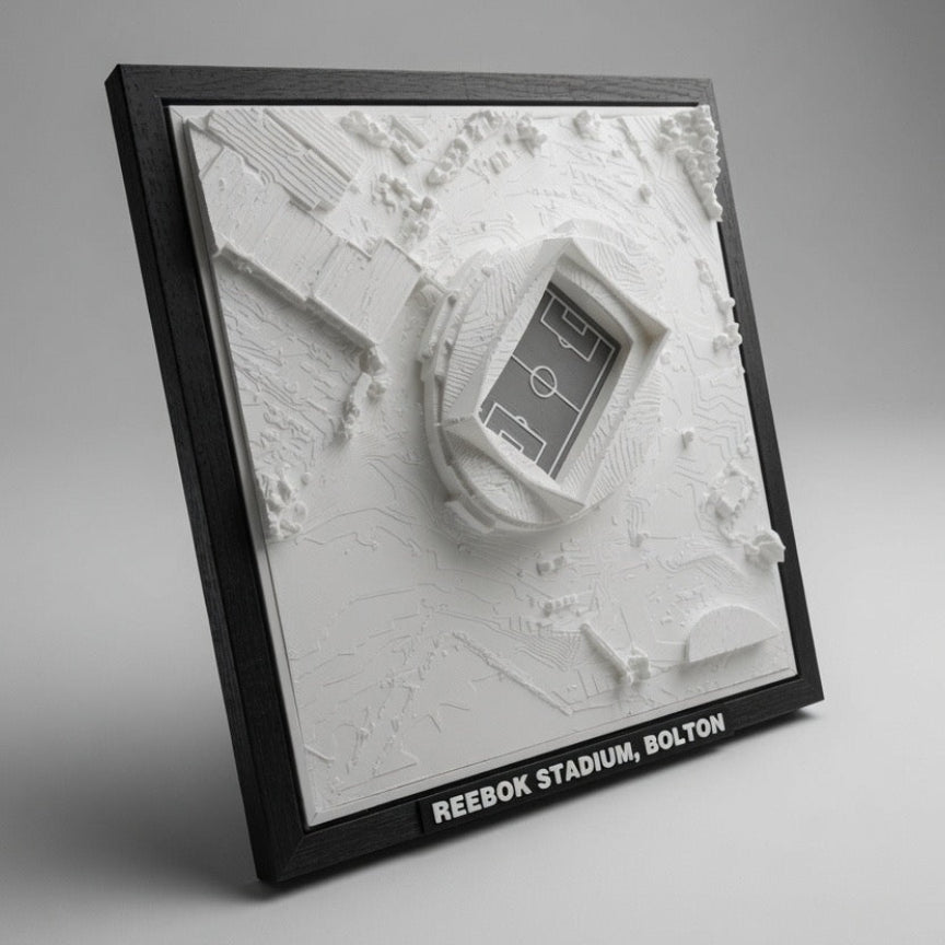 Reebok Stadium 3D Map Artwork
