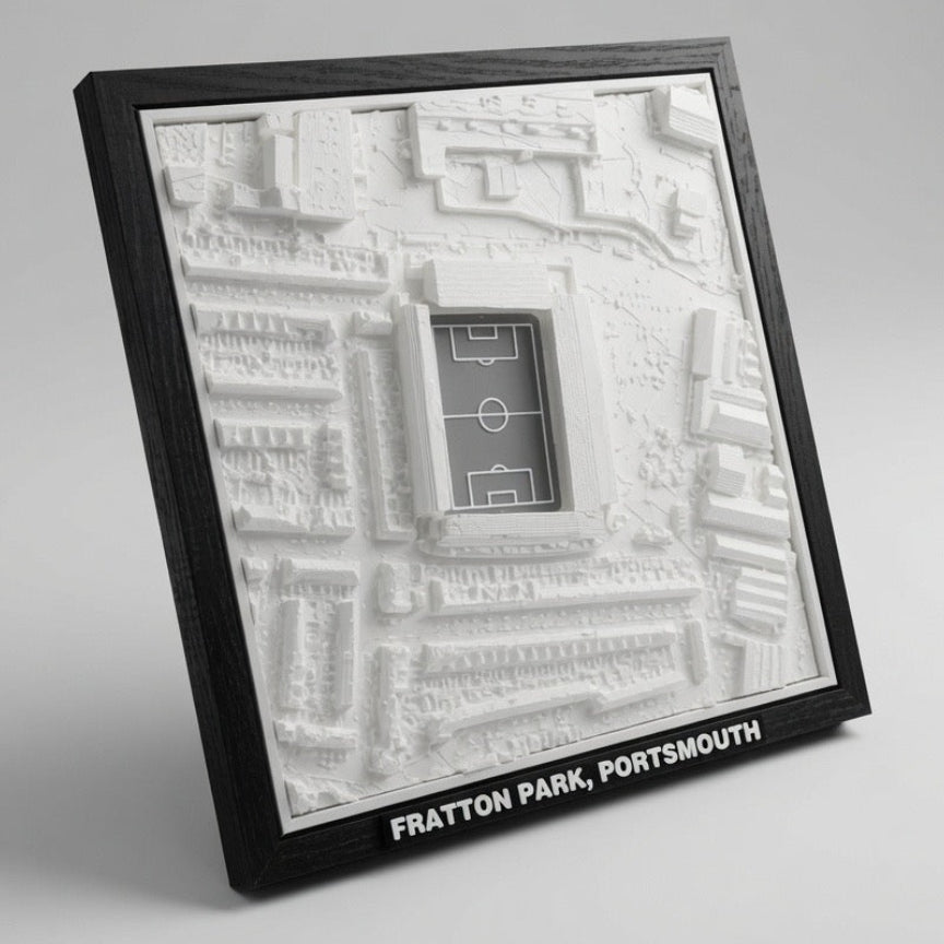 Fratton Park 3D Map Artwork
