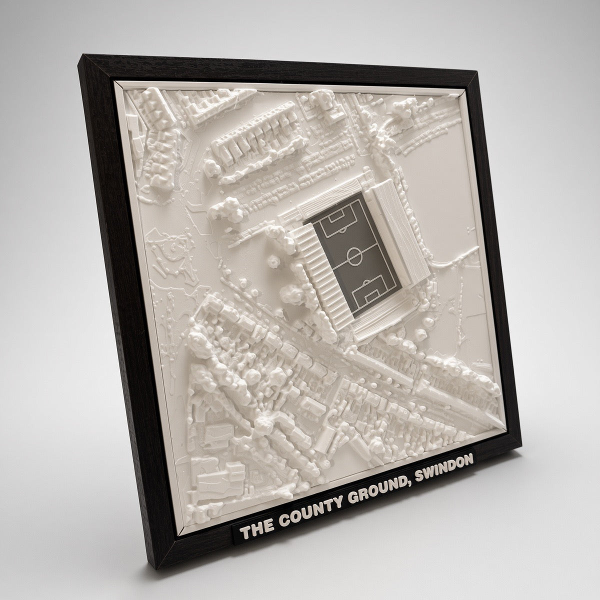 The County Ground 3D Map Artwork