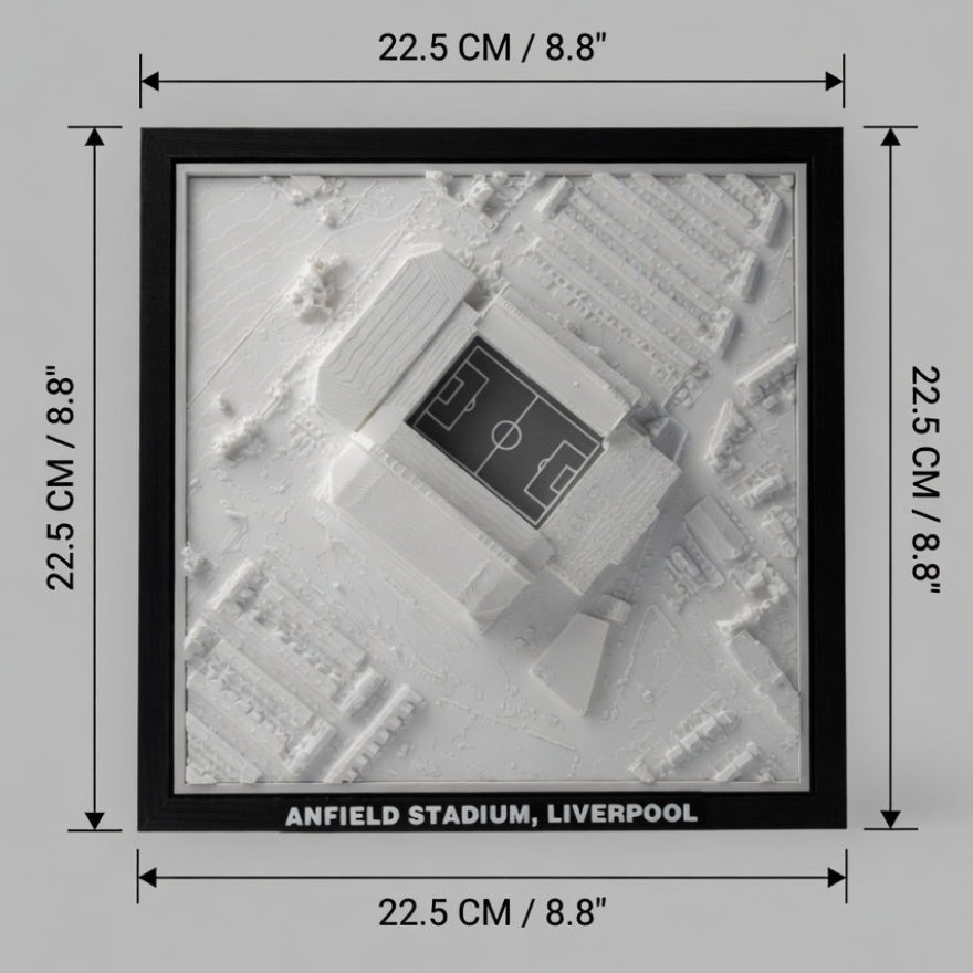 Anfield 3D Map Artwork