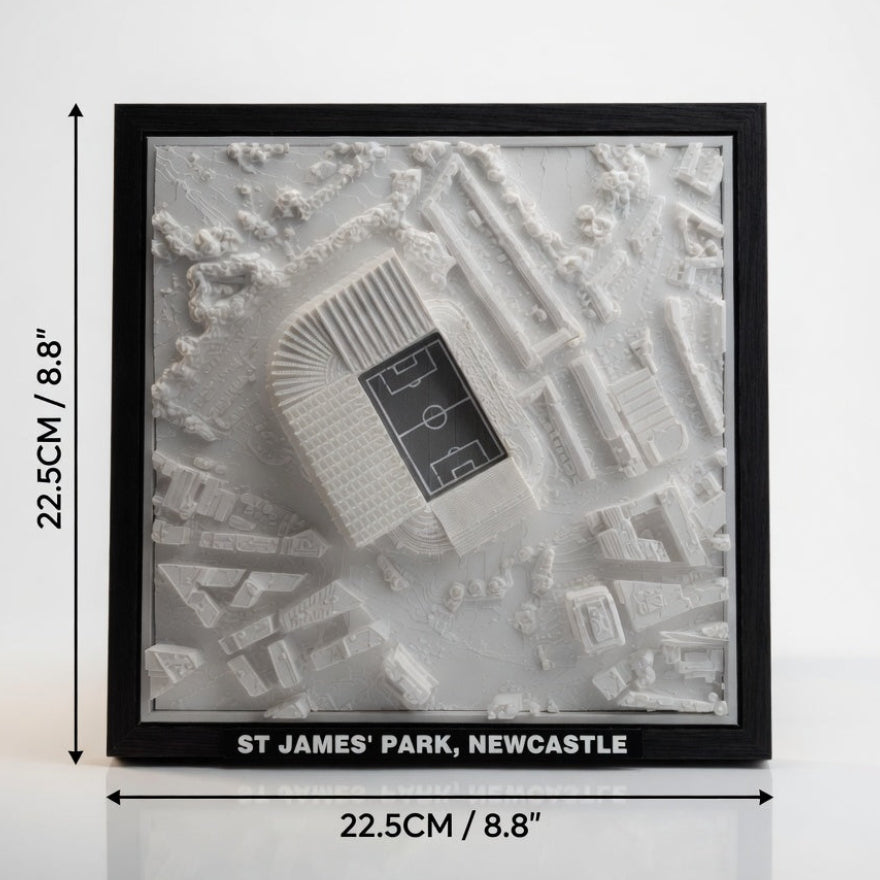 St James' Park 3D Map Artwork